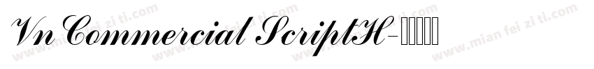 VnCommercial ScriptH字体转换
